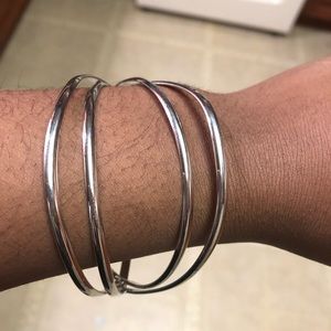 Take a catwalk silver bracelet